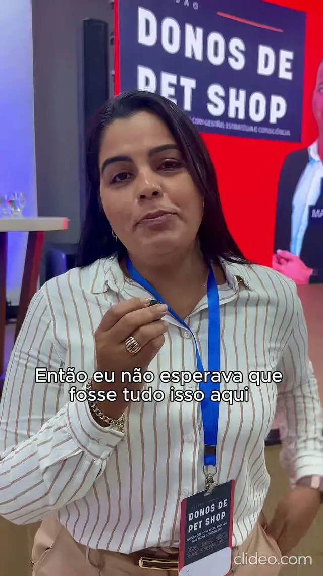 Depoimento — dona de pet shop